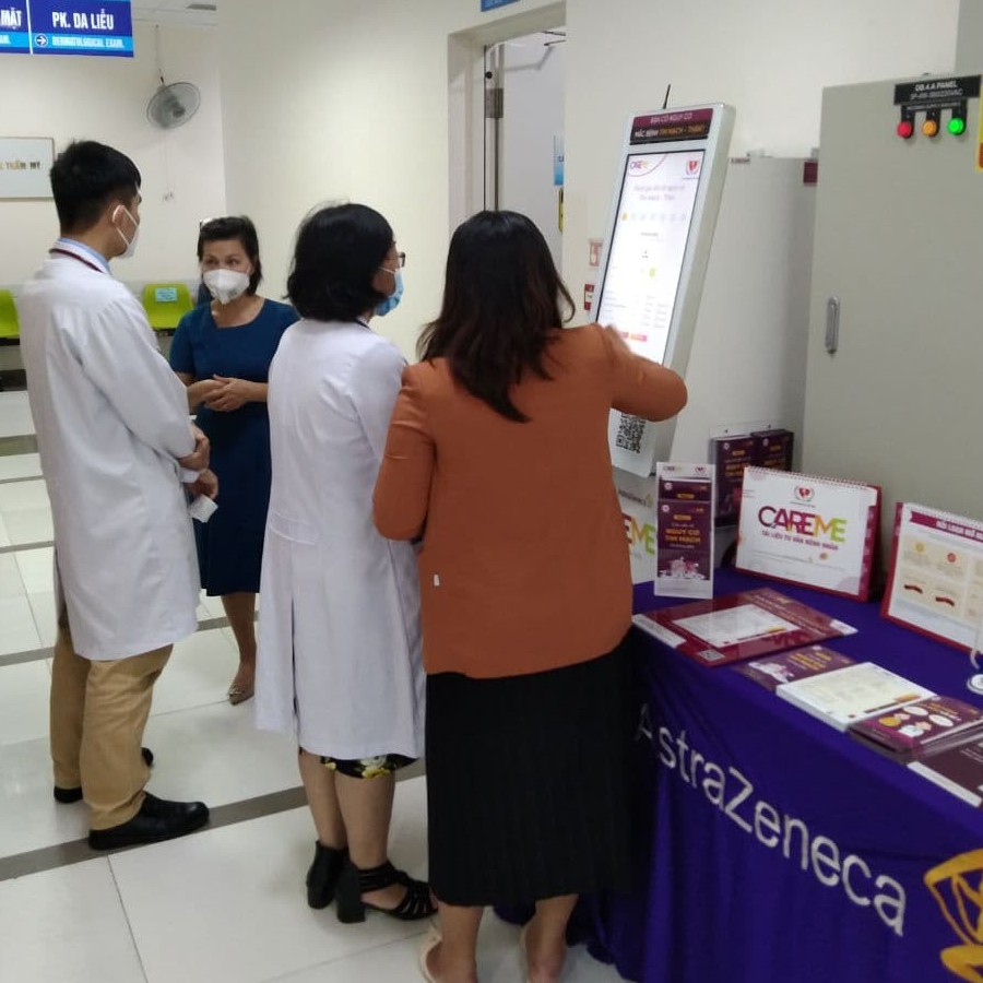 Kiosk tự phục vụ của AIONtech được triển khai tại Bệnh viện Đa Khoa Tâm Trí Nha Trang.